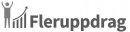 Fleruppdrag (400 x 100 px) - Orange 2 - Svartvit